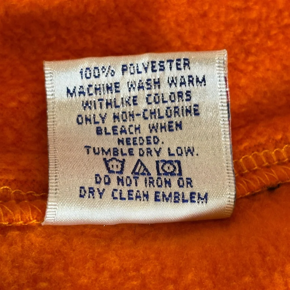 Vtg Russell Athletic 1/4 Zip Fleece Medium University Of Illinois - Picture 7 of 8